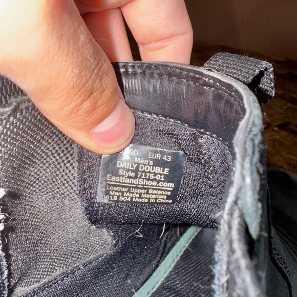 Eastland Daily Double Boot Men's Chelsea Boots Black Suede Size 9D - Picture 3 of 10